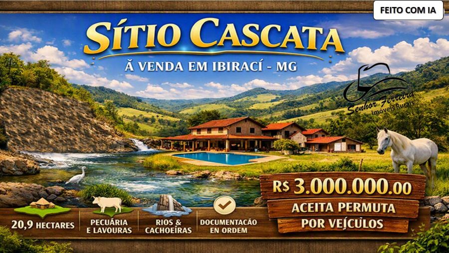 Sítio - Venda - Ibiraci - Ibiraci - MG