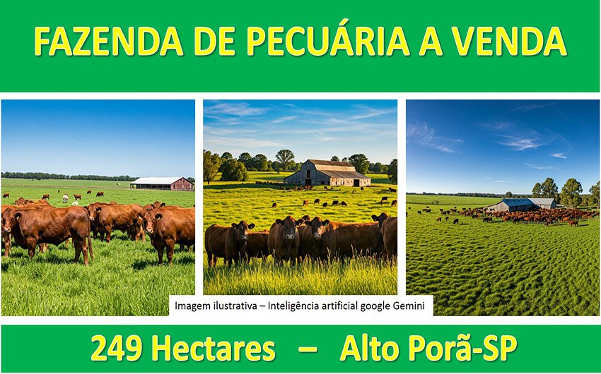 Fazenda - Venda - Alto Porã - Pedregulho - SP