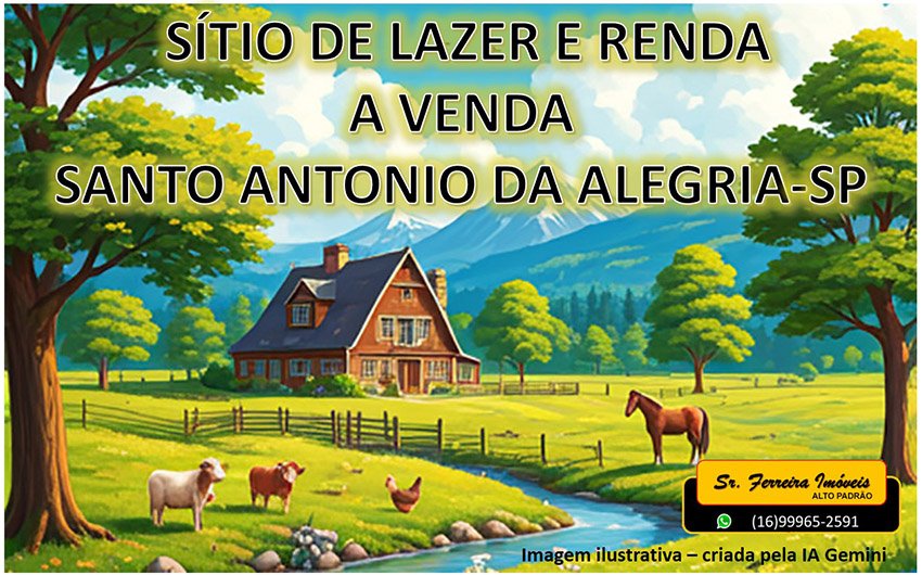 Sítio - Venda - Santo Antonio da Alegria - Santo Antônio da Alegria - SP