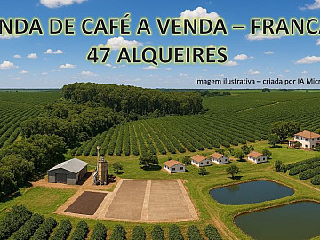 FAZENDA DE CAF� A VENDA EM FRANCA-SP