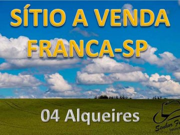 SÍTIO A VENDA EM FRANCA-SP - 04 ALQUEIRES