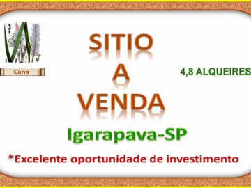 SÍTIO A VENDA IGARAPAVA-SP