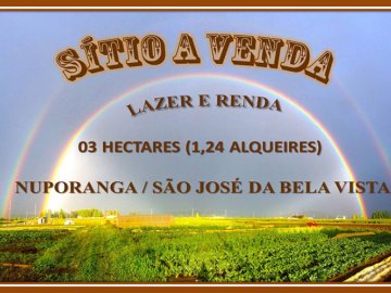 SÍTIO A VENDA EM NUPORANGA-SP