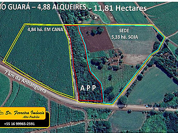 S�TIO AGR�COLA A VENDA EM GUAR� - ITUVERAVA-SP