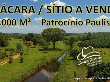 CHÁCARA/SÍTIO A VENDA EM PATROCÍNIO PAULISTA-SP