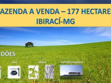 FAZENDA A VENDA EM IBIRACÍ - MG